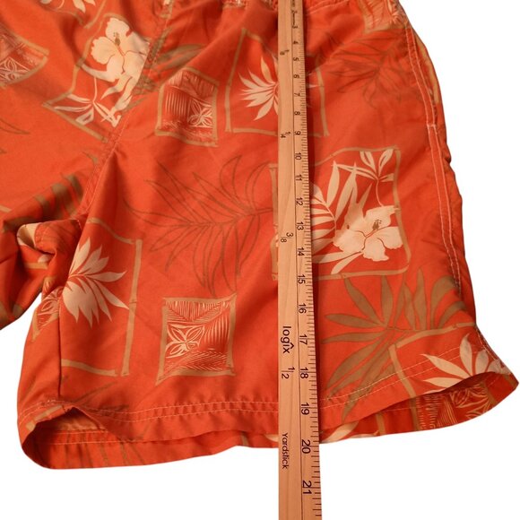 Rio by Merrill & Forbes Men's Swim Trunks shorts Side Pockets Tropical Size XL - Picture 7 of 9